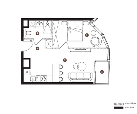 Plan 2 pok. 41m²