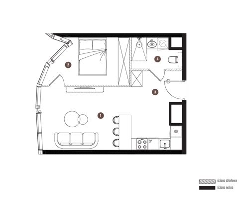 Plan 2 pok. 40m²