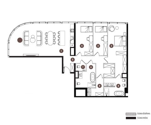 Plan 4 pok. 149m²