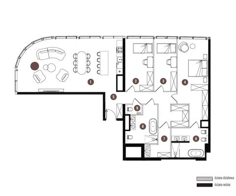 Plan 4 pok. 149m²