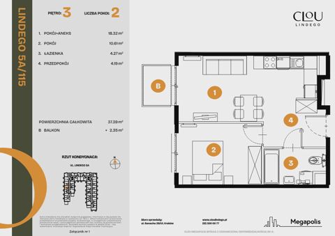 Plan 2 pok. 37m²