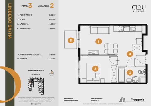 Plan 2 pok. 37m²