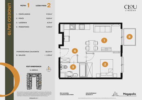 Plan 2 pok. 38m²