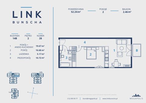 Plan 2 pok. 52m²