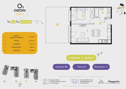 Plan 2 pok. 39m²