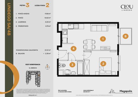 Plan 2 pok. 37m²
