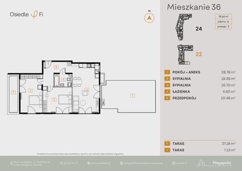 Plan 3 pok. 79m²