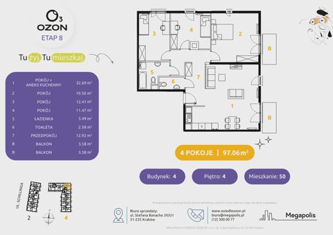 Plan 4 pok. 97m²