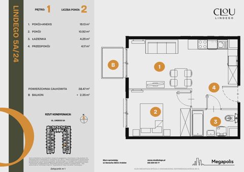 Plan 2 pok. 38m²
