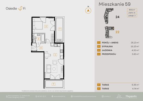Plan 2 pok. 50m²