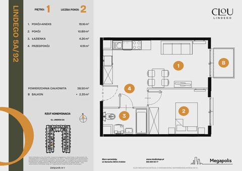 Plan 2 pok. 39m²