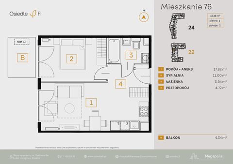 Plan 2 pok. 37m²