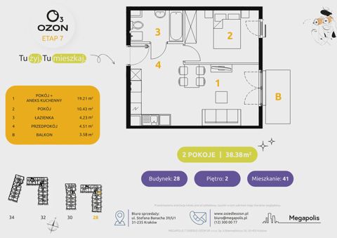 Plan 2 pok. 38m²