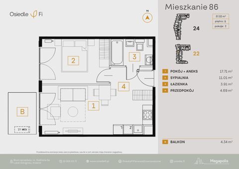 Plan 2 pok. 37m²