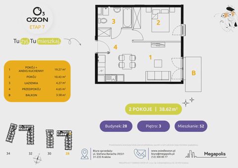 Plan 2 pok. 39m²