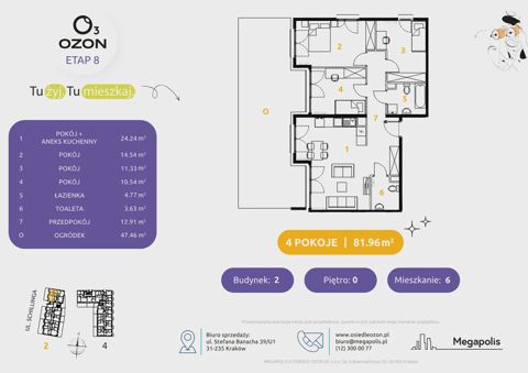Plan 4 pok. 82m²