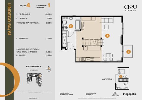 Plan 2 pok. 51m²