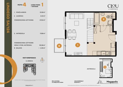 Plan 2 pok. 38m²