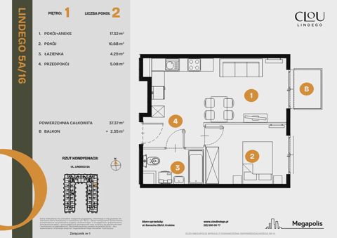 Plan 2 pok. 37m²