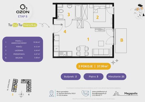 Plan 2 pok. 38m²