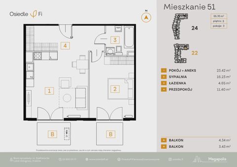 Plan 2 pok. 56m²