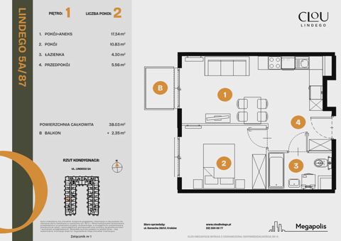 Plan 2 pok. 38m²