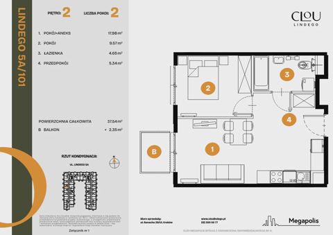 Plan 2 pok. 38m²