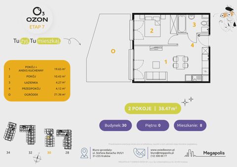 Plan 2 pok. 38m²