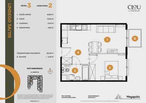 Plan 2 pok. 38m²