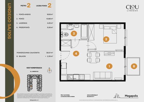 Plan 2 pok. 39m²