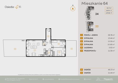 Plan 3 pok. 82m²