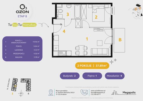 Plan 2 pok. 38m²