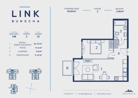 Plan 2 pok. 44m²