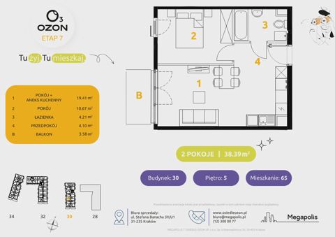 Plan 2 pok. 38m²