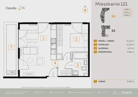 Plan 2 pok. 42m²