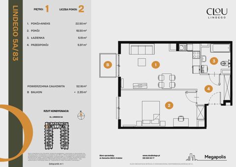 Plan 2 pok. 52m²
