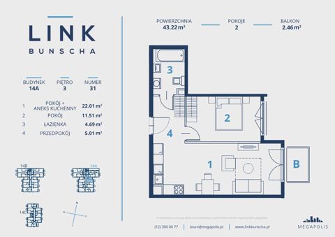 Plan 2 pok. 43m²