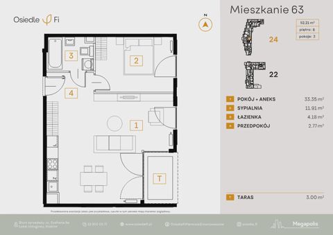 Plan 2 pok. 52m²