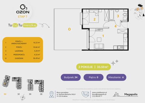 Plan 2 pok. 36m²