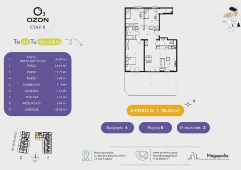 Plan 4 pok. 99m²