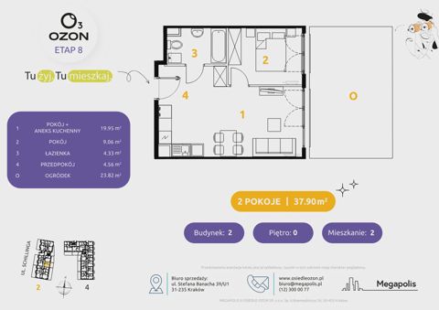 Plan 2 pok. 38m²