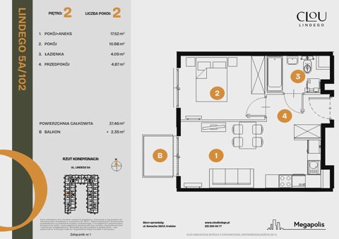 Plan 2 pok. 37m²