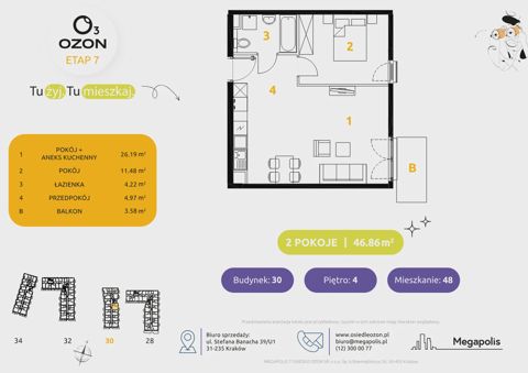 Plan 2 pok. 47m²