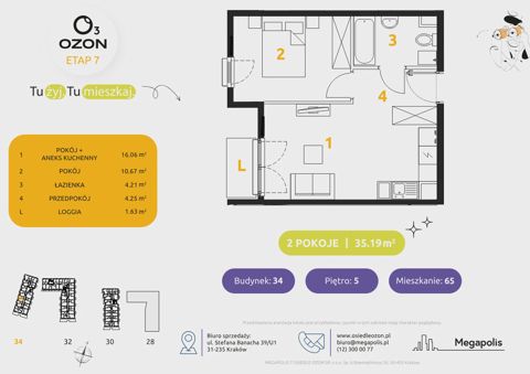 Plan 2 pok. 35m²