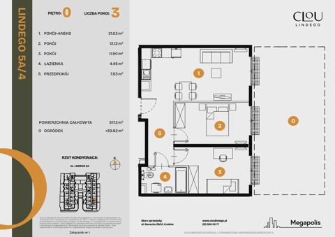 Plan 3 pok. 57m²