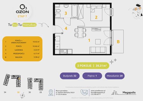 Plan 2 pok. 38m²