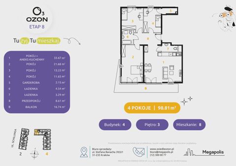 Plan 4 pok. 99m²
