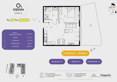 Plan 2 pok. 47m²