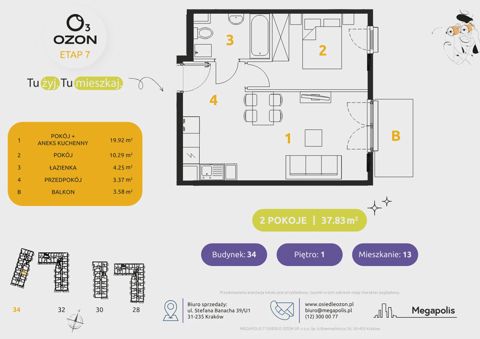 Plan 2 pok. 38m²