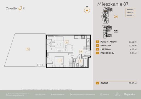 Plan 2 pok. 42m²